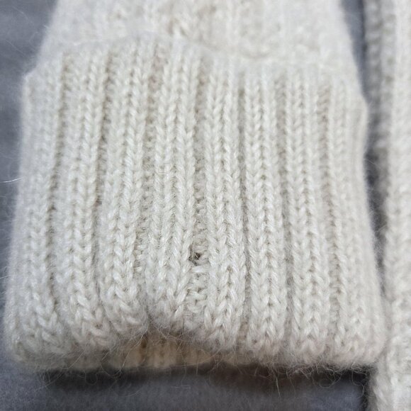 Free People Sweater Womens Medium Large White 100% Alpaca Chunky Knit Coatigan - Picture 10 of 10